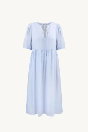 2nd / Double Tie Dress -- Linen