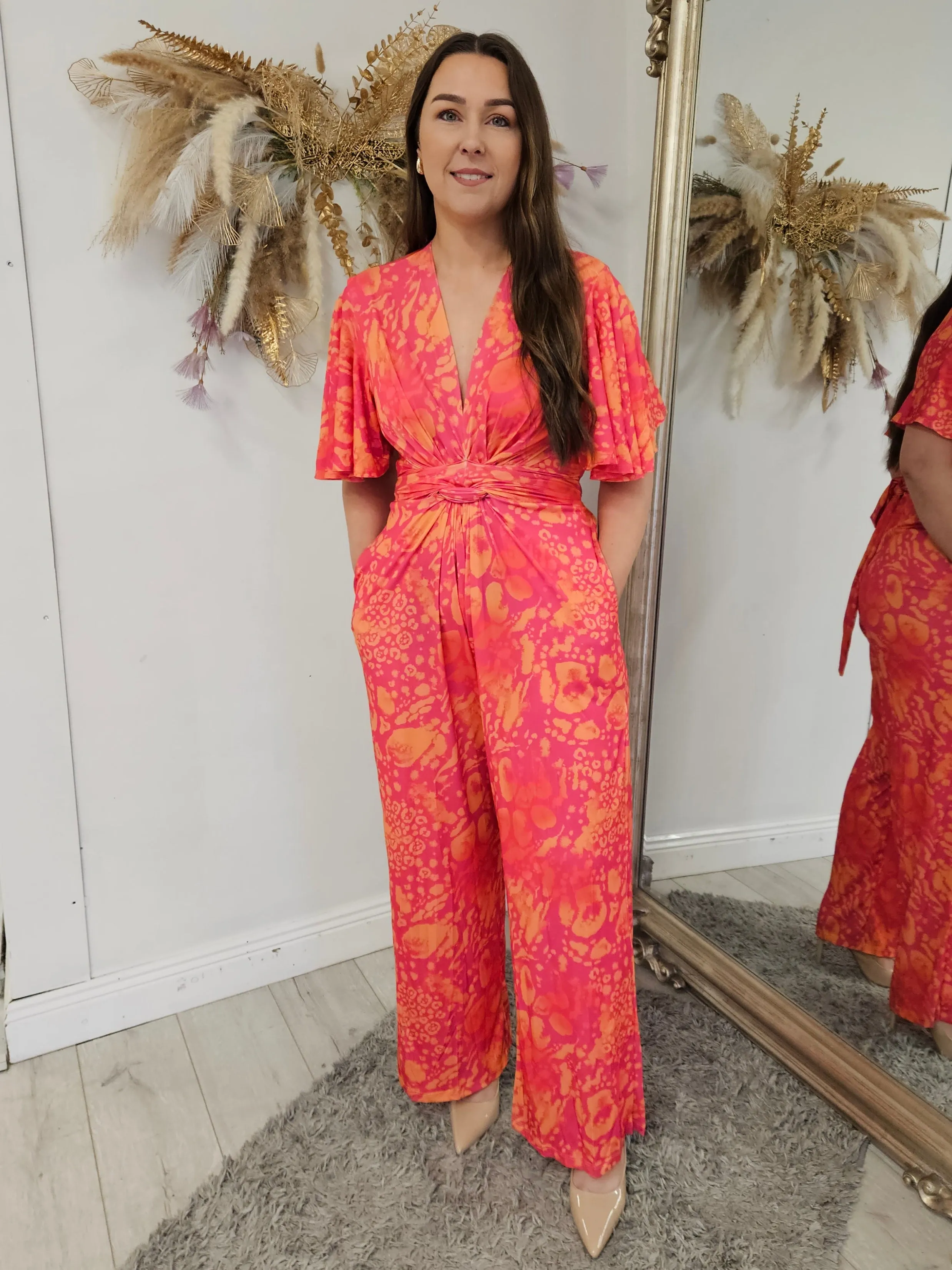 Adina fuchsia jumpsuit