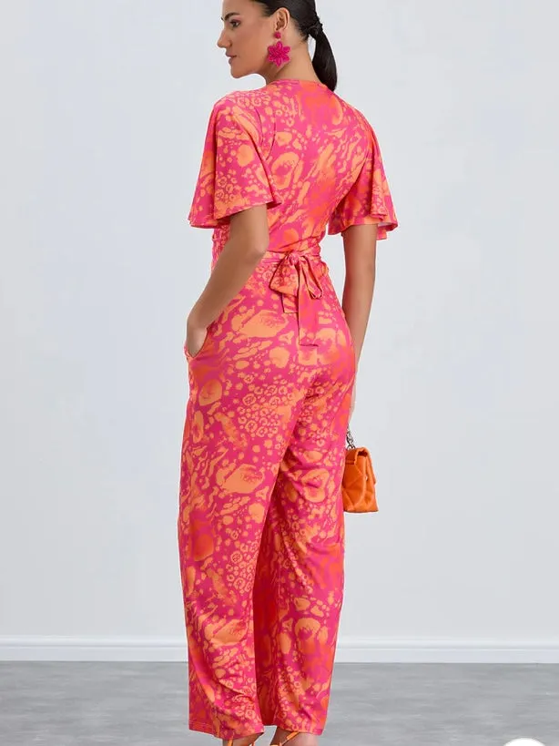 Adina fuchsia jumpsuit