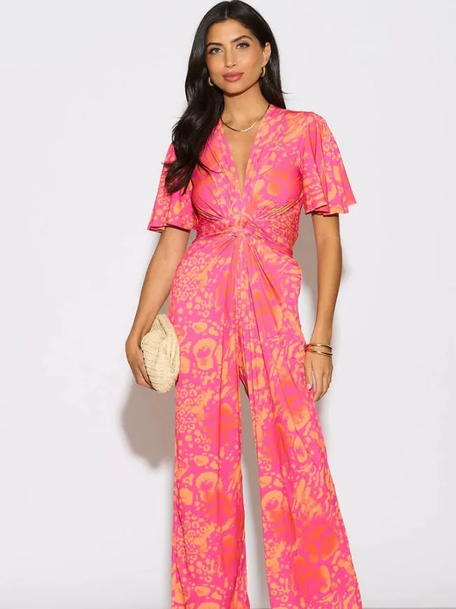 Adina fuchsia jumpsuit
