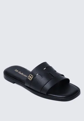 Bobi Comfy Sandal In Black