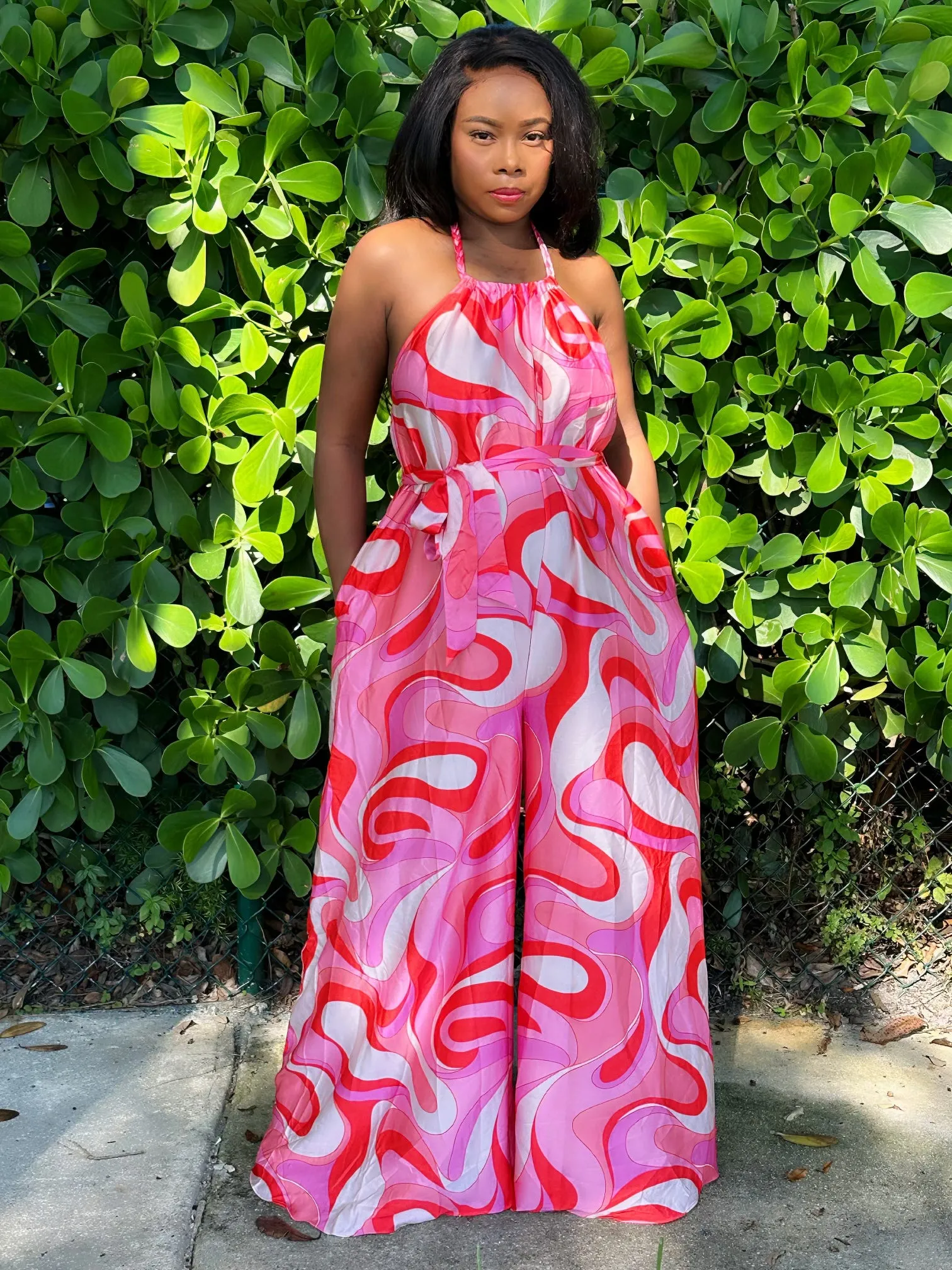 Cherry Swirl Jumpsuit