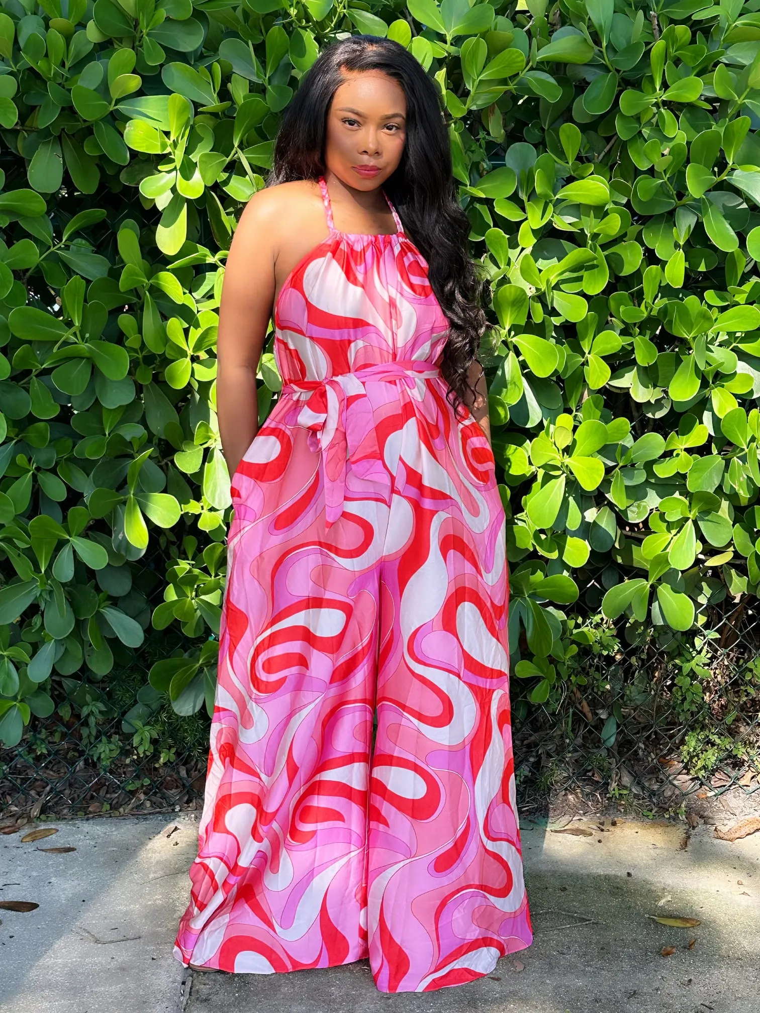 Cherry Swirl Jumpsuit