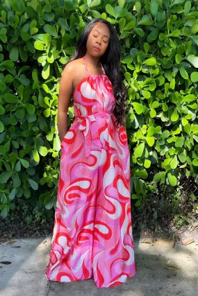 Cherry Swirl Jumpsuit