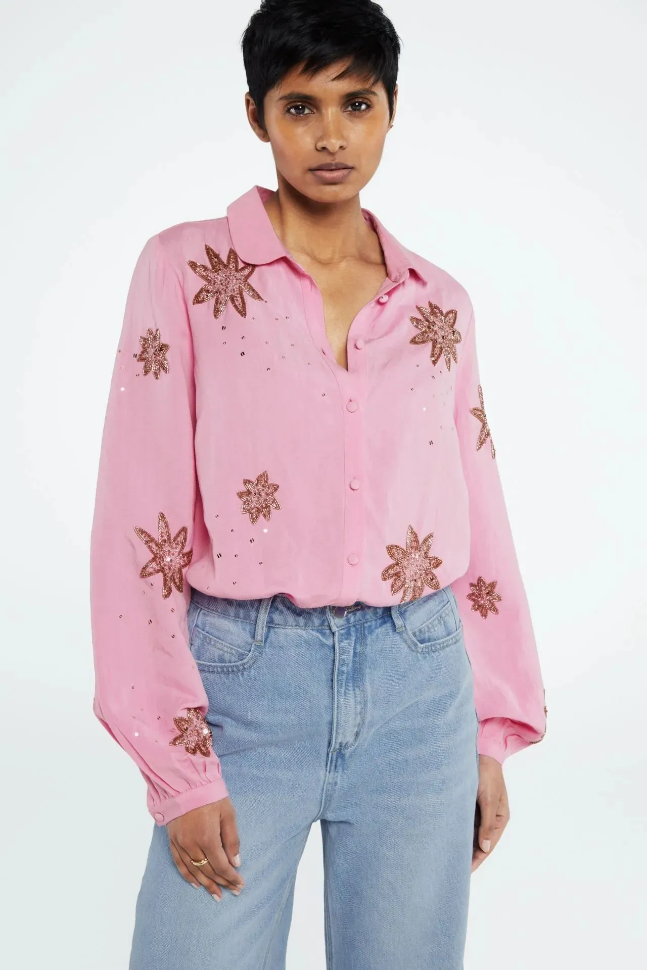 Fleur Pink Candy Blouse