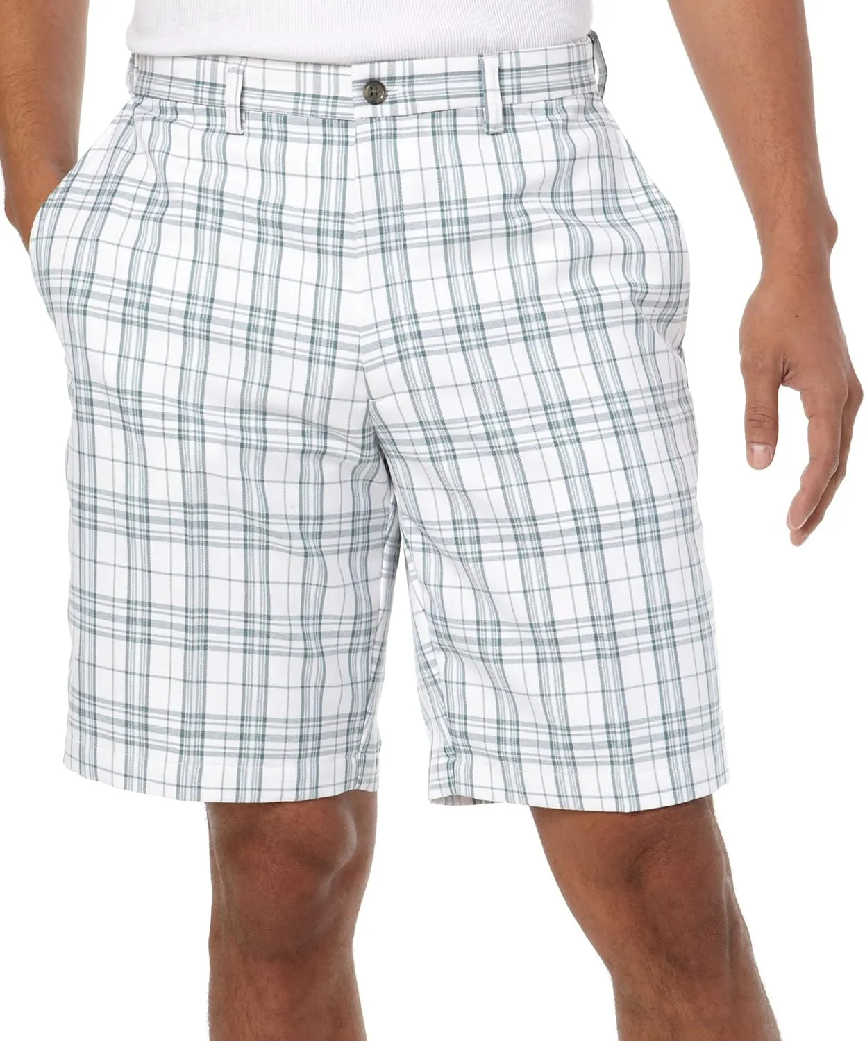 Haggar Men's Cool 18 Classic Fit Expandable Waist Short