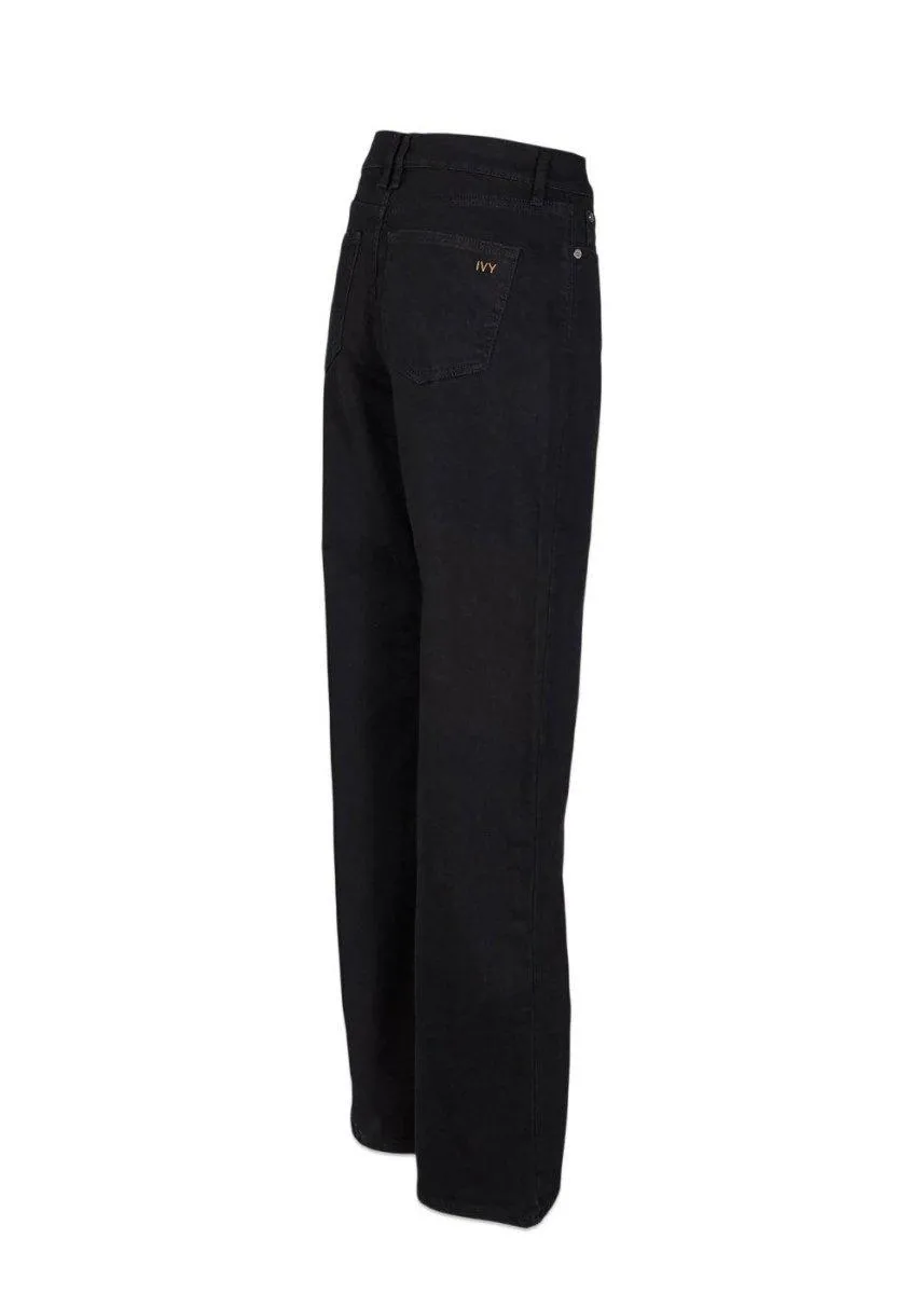 IVY-Mia HW straight Soft Black - Black