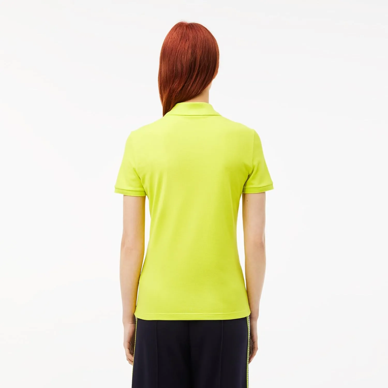 Lacoste Women's L.12.D Slim Fit Stretch Mini Pique Polo