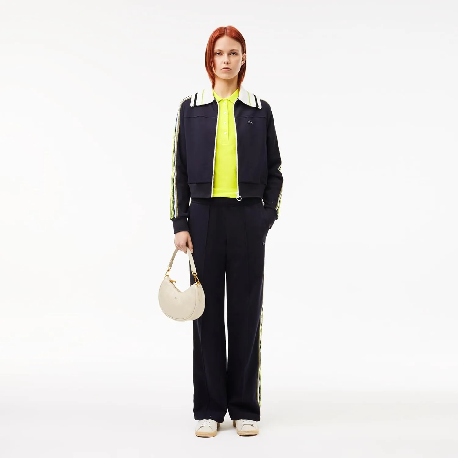 Lacoste Women's L.12.D Slim Fit Stretch Mini Pique Polo