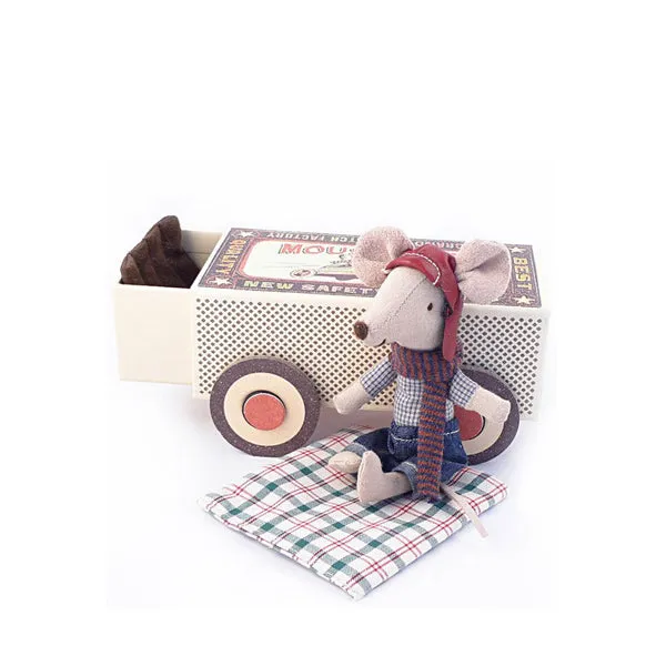 Maileg Big Brother Racer Mouse in Box