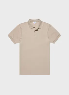 Men's Piqué Polo Shirt in Ash Grey