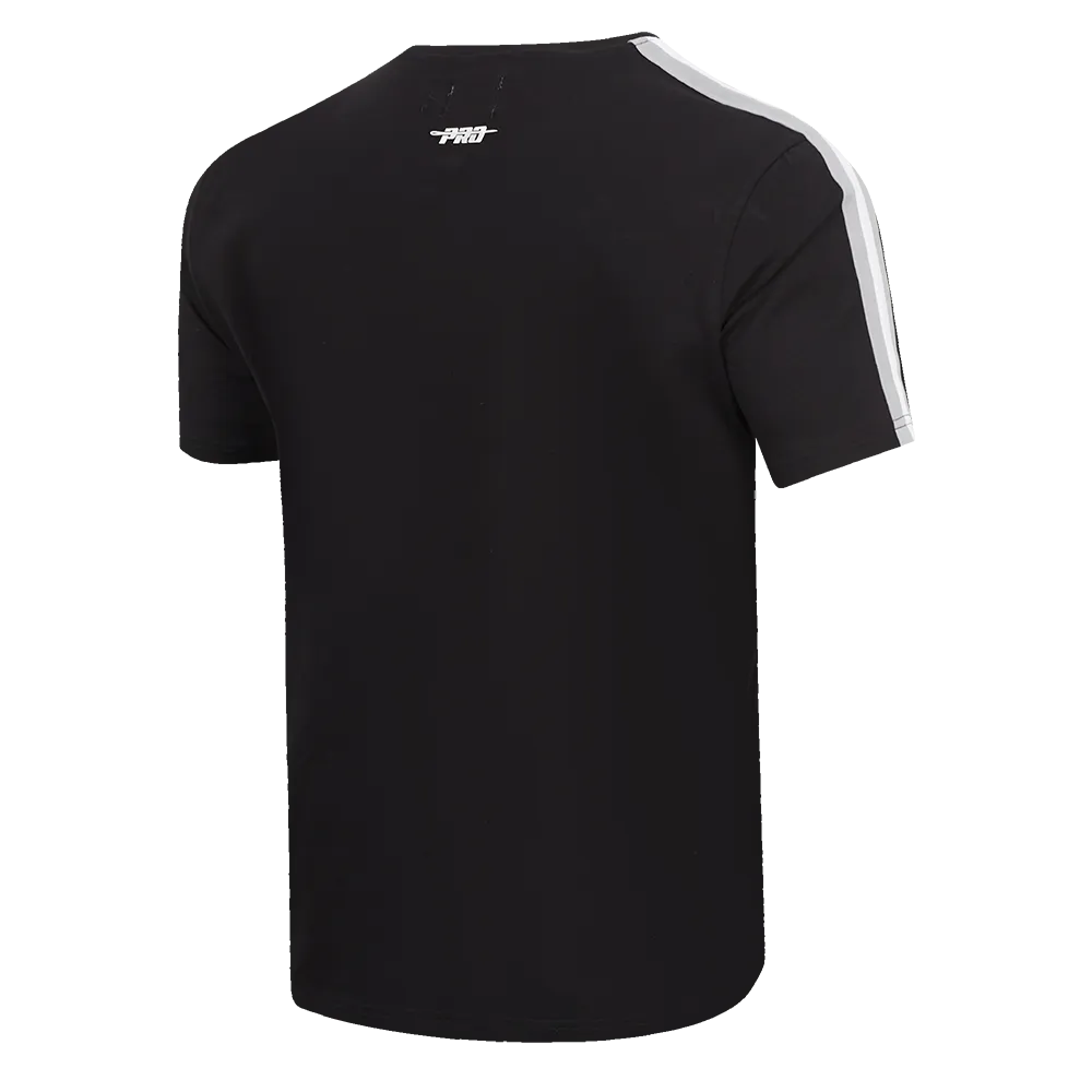 MLB COLORADO ROCKIES RETRO CLASSIC MEN'S STRIPED TOP (BLACK/GRAY)