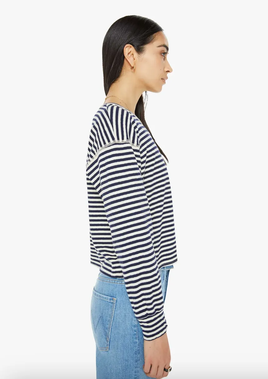MOTHER DENIM THE DUGOUT SCOOP POCKET