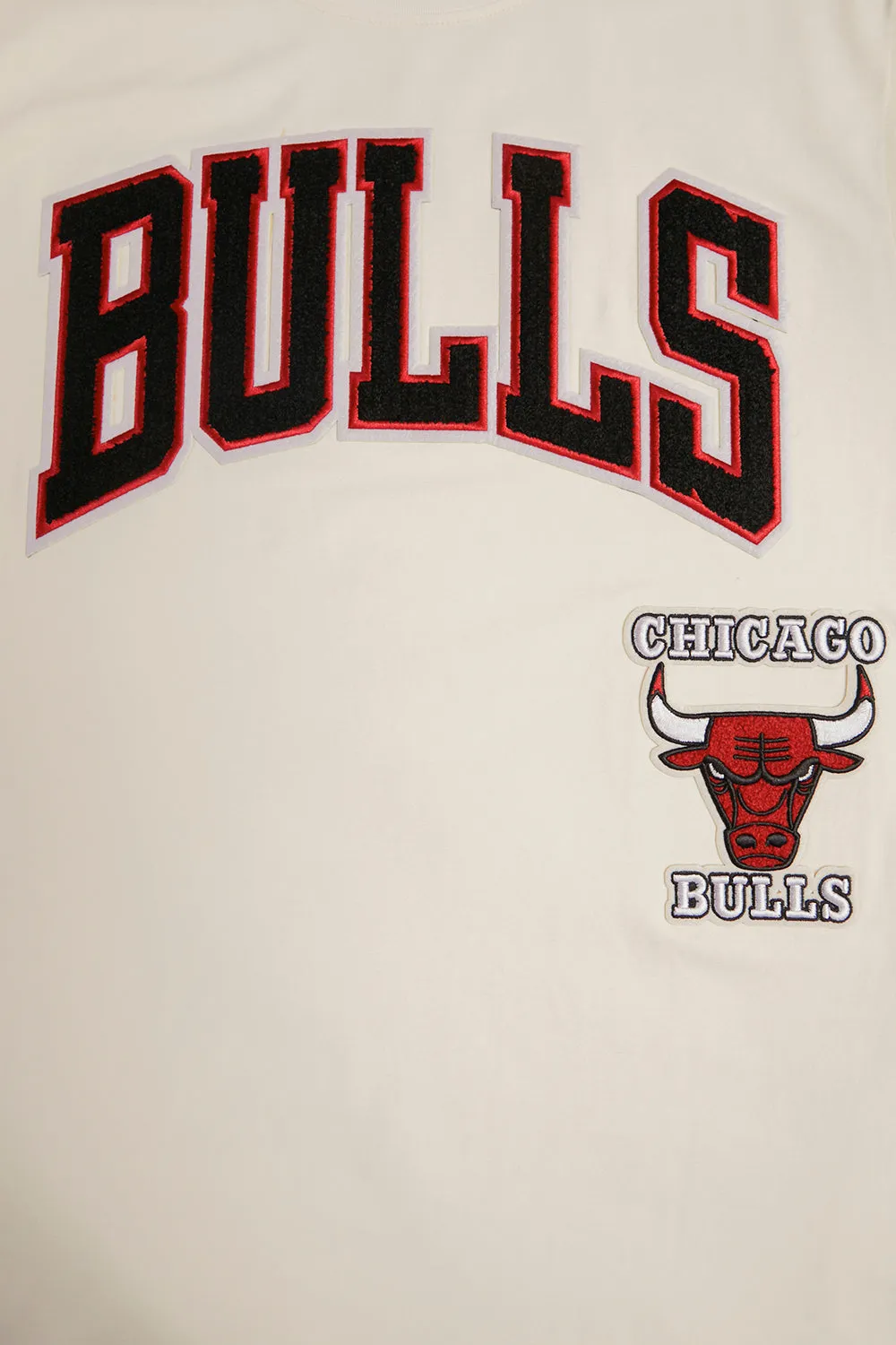 NBA CHICAGO BULLS RETRO CLASSIC MEN'S STRIPED TEE (EGGSHELL/ BLACK)
