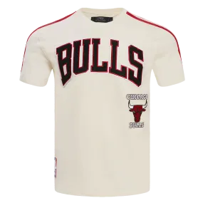 NBA CHICAGO BULLS RETRO CLASSIC MEN'S STRIPED TEE (EGGSHELL/ BLACK)