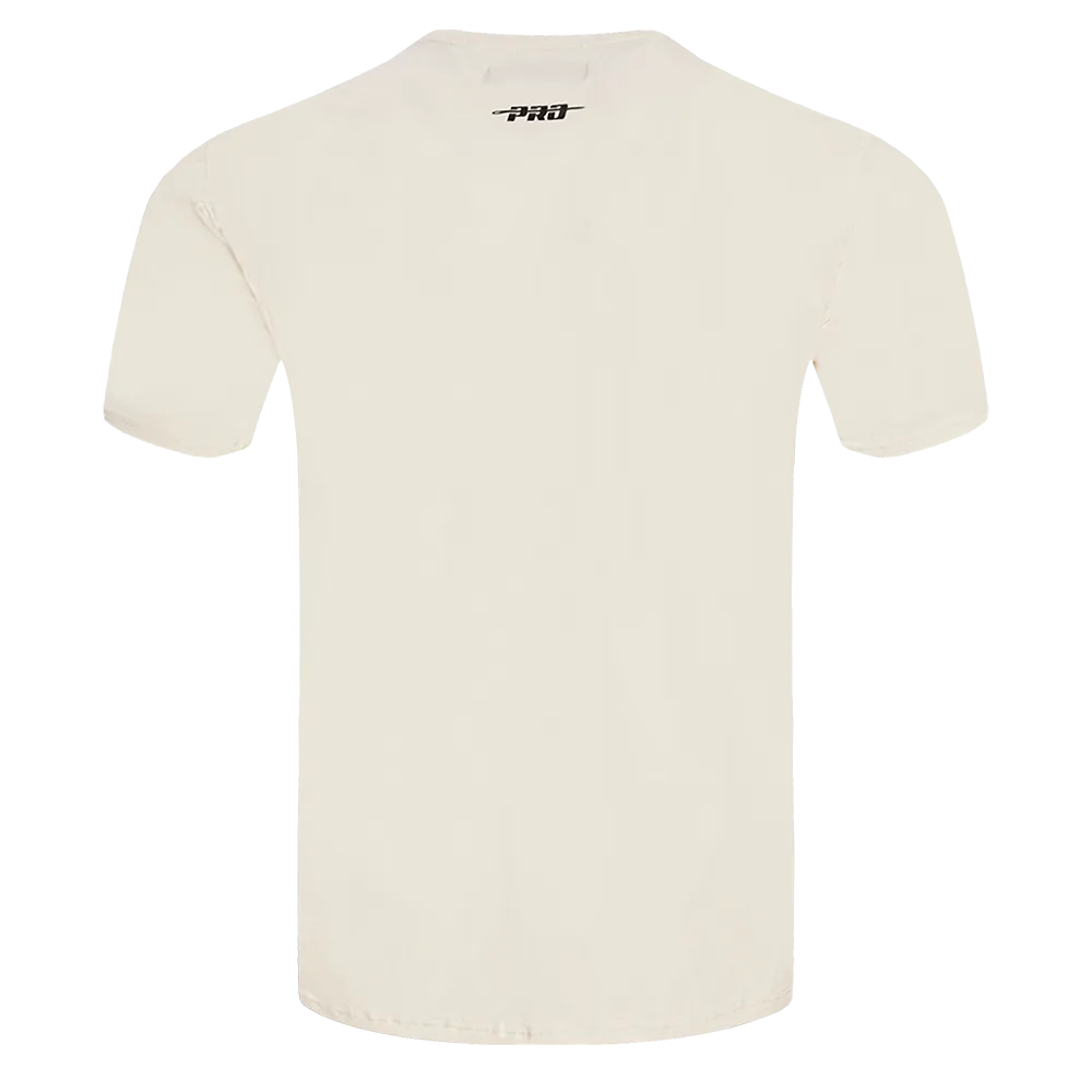 NFL BUFFALO BILLS RETRO CLASSIC MEN'S STRIPED TEE (EGGSHELL/ ROYAL BLUE)