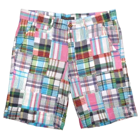 Patch Madras Short, Pink