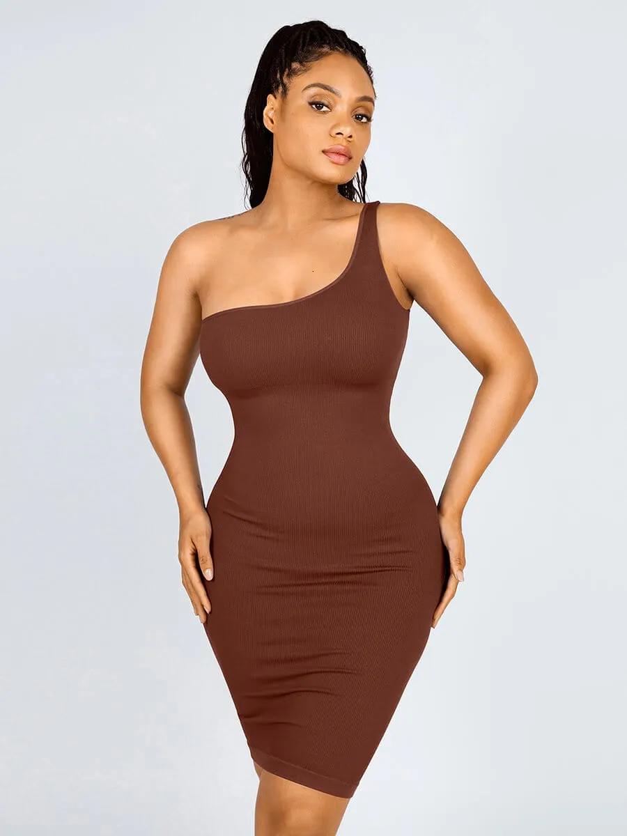 Seamless One-shoulder Shaper Dress
