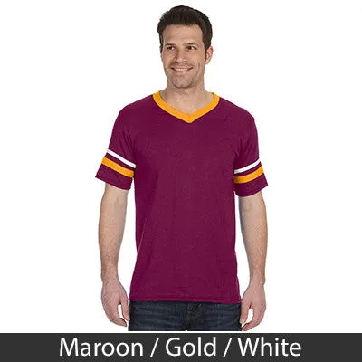 Sigma Phi Epsilon V-Neck Jersey with Striped Sleeves - 360 - TWILL