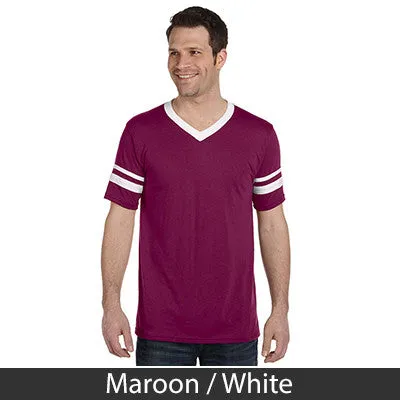 Sigma Phi Epsilon V-Neck Jersey with Striped Sleeves - 360 - TWILL