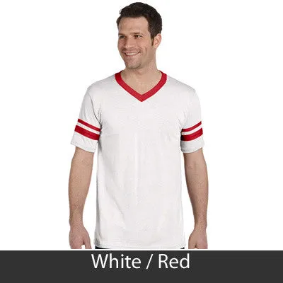 Sigma Phi Epsilon V-Neck Jersey with Striped Sleeves - 360 - TWILL