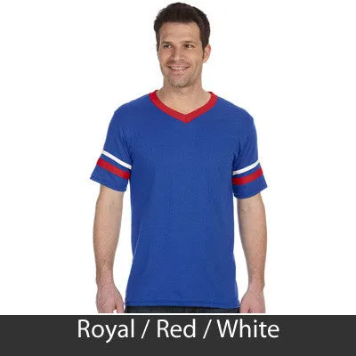 Sigma Phi Epsilon V-Neck Jersey with Striped Sleeves - 360 - TWILL