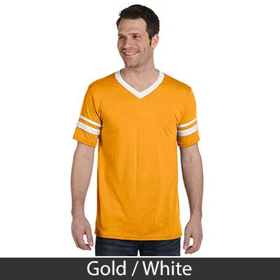Sigma Phi Epsilon V-Neck Jersey with Striped Sleeves - 360 - TWILL