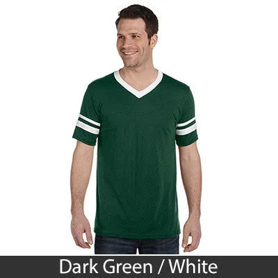 Sigma Phi Epsilon V-Neck Jersey with Striped Sleeves - 360 - TWILL