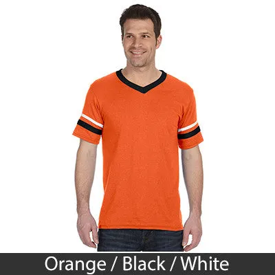 Sigma Phi Epsilon V-Neck Jersey with Striped Sleeves - 360 - TWILL