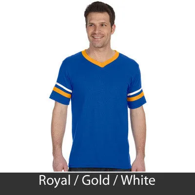 Sigma Phi Epsilon V-Neck Jersey with Striped Sleeves - 360 - TWILL