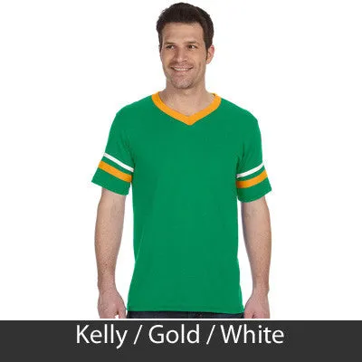 Sigma Phi Epsilon V-Neck Jersey with Striped Sleeves - 360 - TWILL
