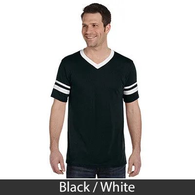 Sigma Phi Epsilon V-Neck Jersey with Striped Sleeves - 360 - TWILL