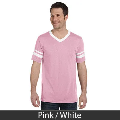 Sigma Phi Epsilon V-Neck Jersey with Striped Sleeves - 360 - TWILL