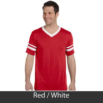 Sigma Phi Epsilon V-Neck Jersey with Striped Sleeves - 360 - TWILL