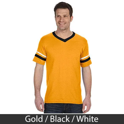 Sigma Phi Epsilon V-Neck Jersey with Striped Sleeves - 360 - TWILL