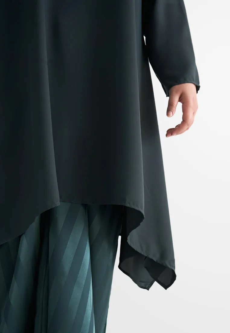 Syeera Long Elegant Raya Kurung Set - Green
