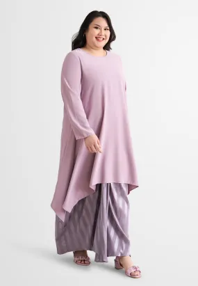 Syeera Long Elegant Raya Kurung Set - Lilac