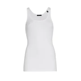 White Rib Boy Tank