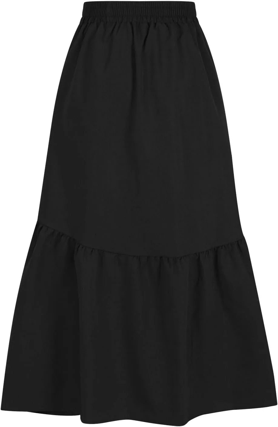 Womens High Waist Beach Skirts 2025 Boho Vacation Long Skirt Flowy Ruffle Pleated Bohemian Skirt Cruise Outfits